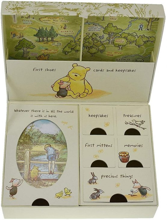 Pooh Classics Range Disney Keepsakes Baby Box with Compartments New (DI167), 200 g, Yellow - Image 4