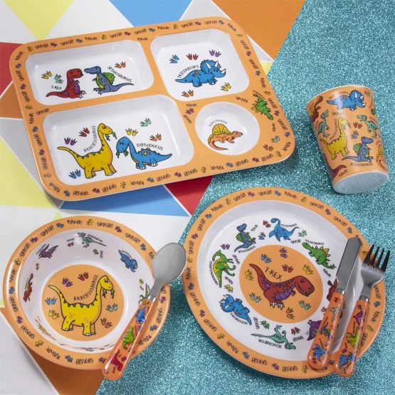 Lesser & Pavey LP42488A Dinosaur Plate Tray, Melamine, 30 x 23 x 2cm - Image 2