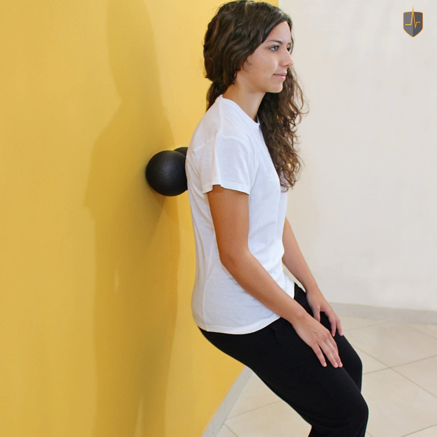 High Pulse Massage Ball incl. Exercise Poster – For a deep, targeted