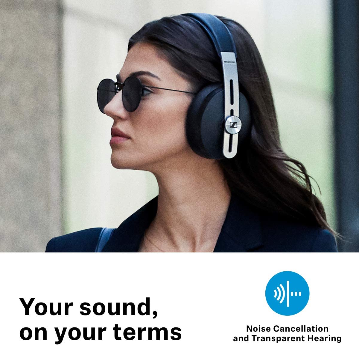 Sennheiser Momentum 3 Wireless Noise Cancelling Headphones with Alexa built-in, Auto On/Off - Image 4