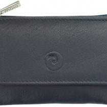 Mala Leather Origin Collection Leather Purse with RFID Protection 4110_5 Navy