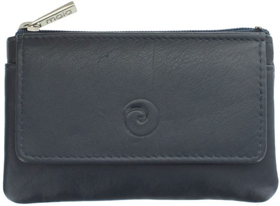 Mala Leather Origin Collection Leather Purse with RFID Protection 4110_5 Navy