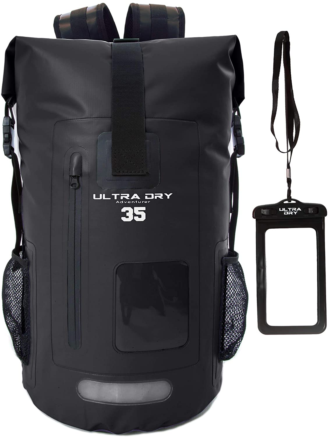Premium 35L Waterproof Dry Bag Backpack, Sack with Phone Dry Bag