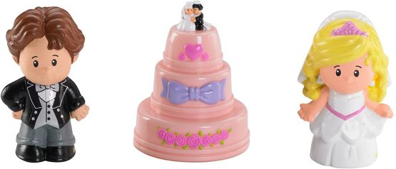 Fisher-Price – Little People Tube Figures, Wedding (Mattel P0131) - Image 3