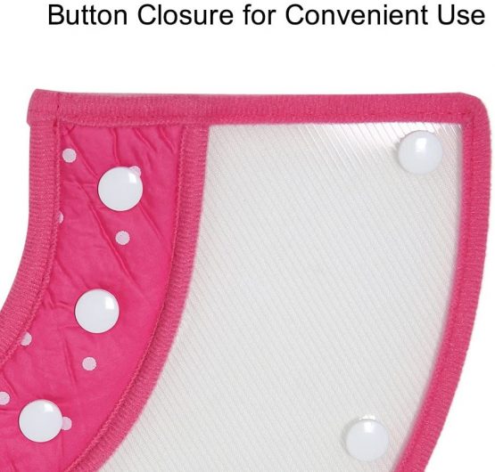 Vivifying Pet Cone, Adjustable 6.7-9 Inches Lightweight Elizabethan Collar for Puppies, Small Dogs and Cats (Pink) - Image 4