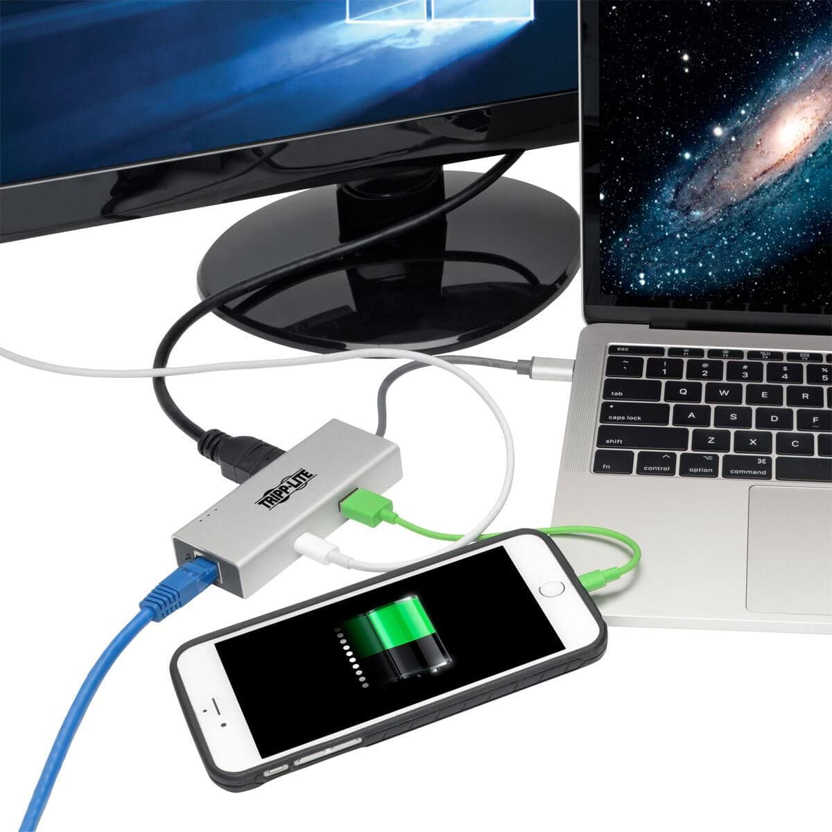 Tripp Lite USB-C Docking Station 4k 30 Hz with USB Hub, HDMI Gbe USB Type C (U442-DOCK13-S) - Image 3