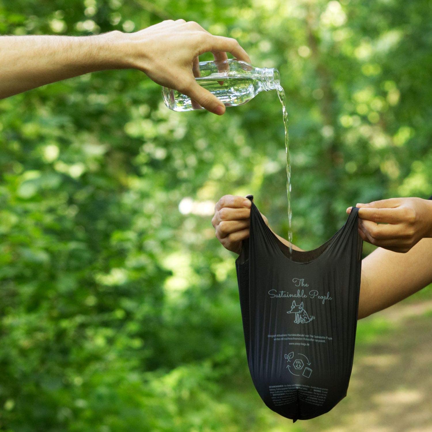 TSP Premium 100% Compostable Poop Bags with handles, Starch Based, Biodegradable - Image 4