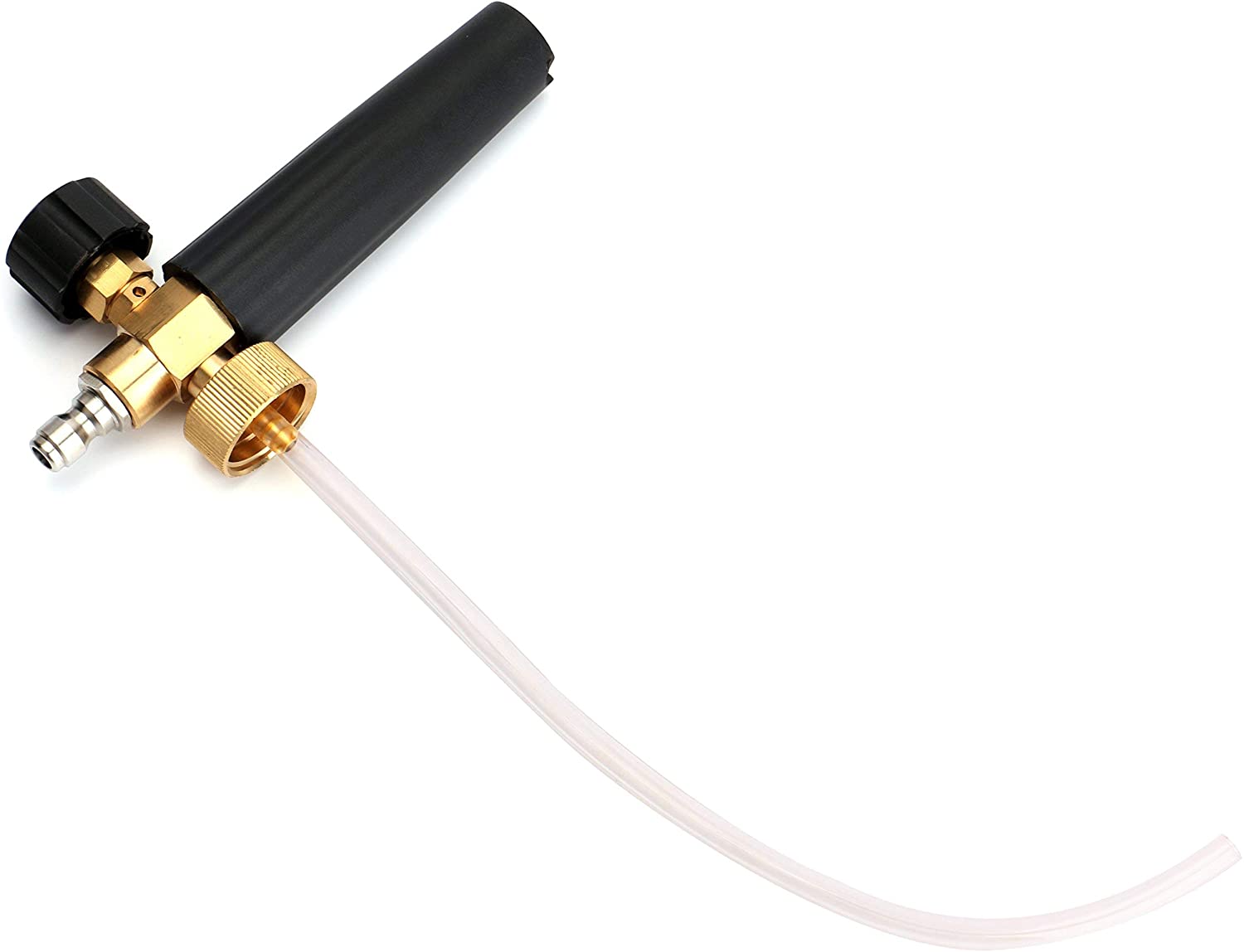 Fasmov 1/4" Adjustable Foam Lance 1L Bottle Snow Foam Nozzle Injector Soap Foamer for Pressure Car Washer - Image 4