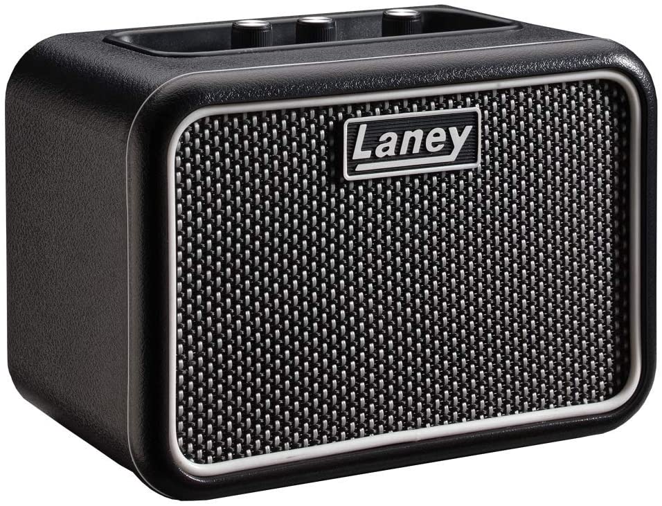 Laney MINI-SUPERGROUP Battery Powered Guitar Amp, Compact 3W Practice Amplifier with Clean/Drive Channels