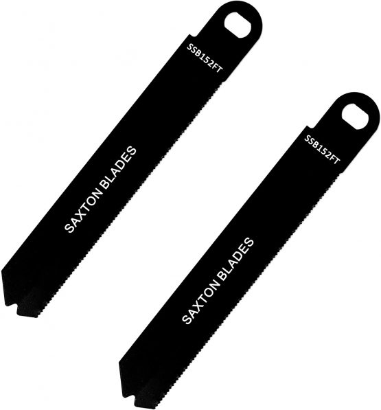 SSB152FT Saxton Metal Blades Compatible with Black & Decker Scorpion Saws (Pack of 2)