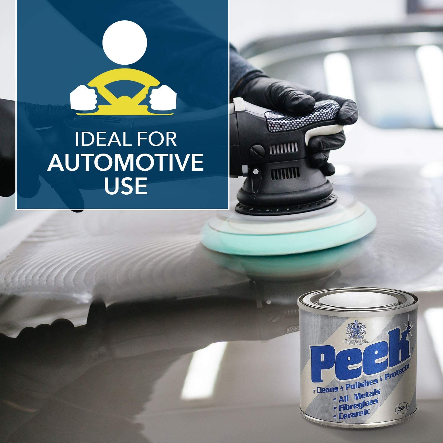 Peek 33700 Metal Cleaner Polishing Compound Paste to Clean, Polish