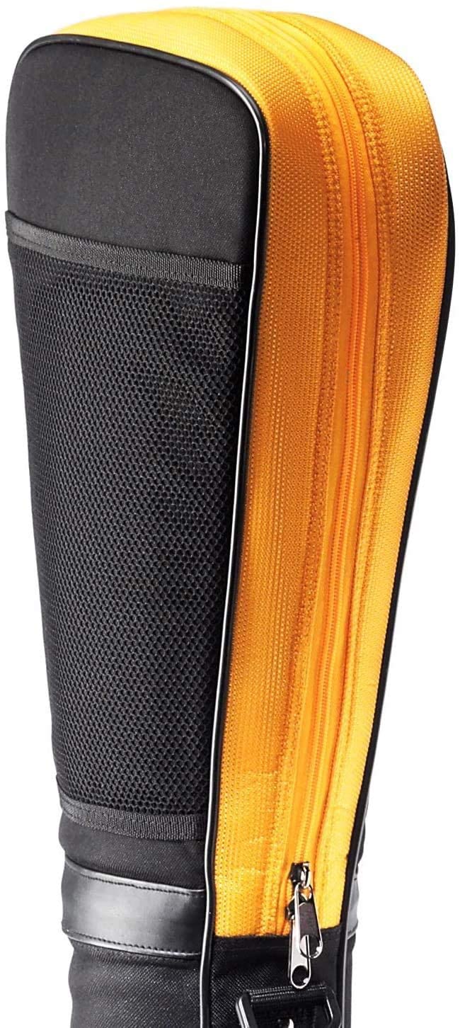 Golf Pencil Bag - Rang Bag - Travel Bag...... Colour: black / orange - Image 3