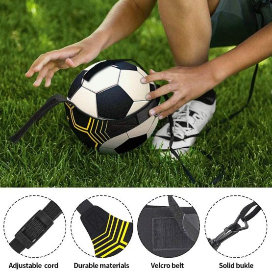 dibikou Football Kick Trainer Football Training Equipment for Kids and Adults Hands Free Solo Practice Perfect for Football Skills Improvement Fit for Balls Size 3 4 5 - Image 2