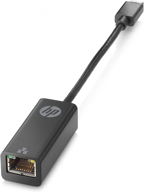 HP USB-C to RJ45 Ethernet Adapter (V7W66AA) black
