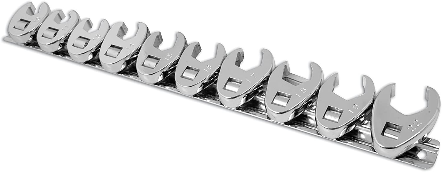 Laser Tools 3282 Crows Foot Wrench Set 10pc for sale online 