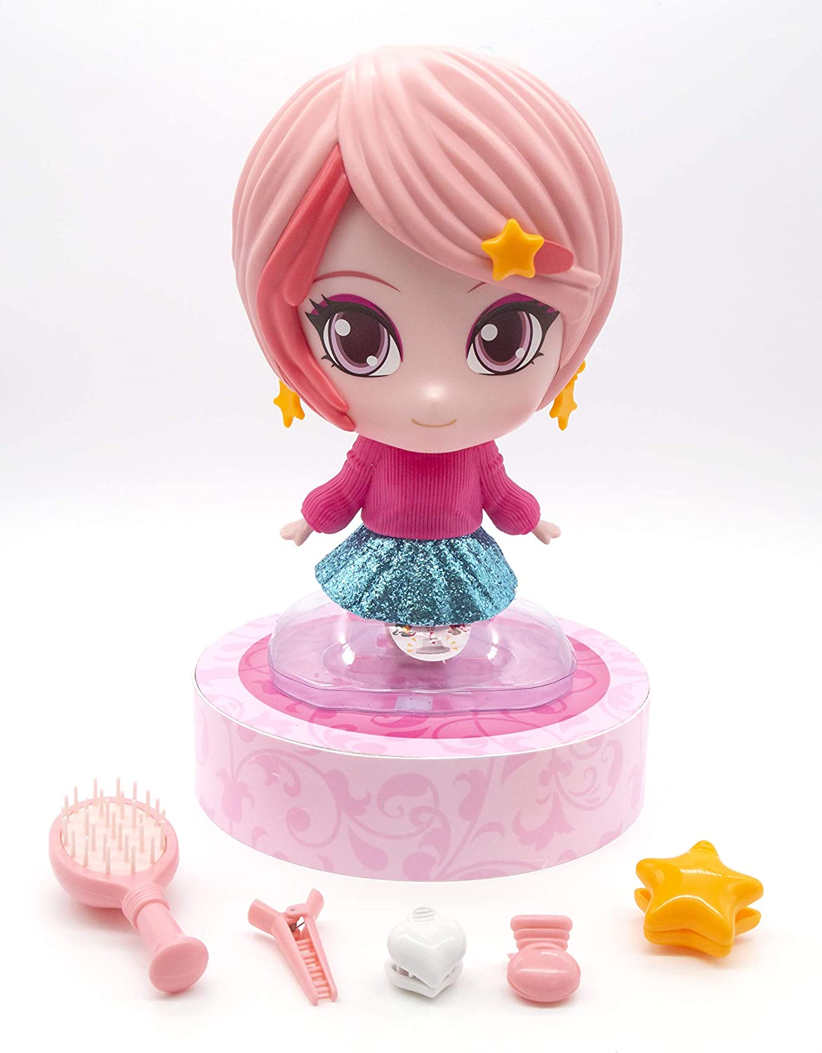 Splash Toys Fancy Emma 30169 Hairdressing Doll Pink, Small - Image 2