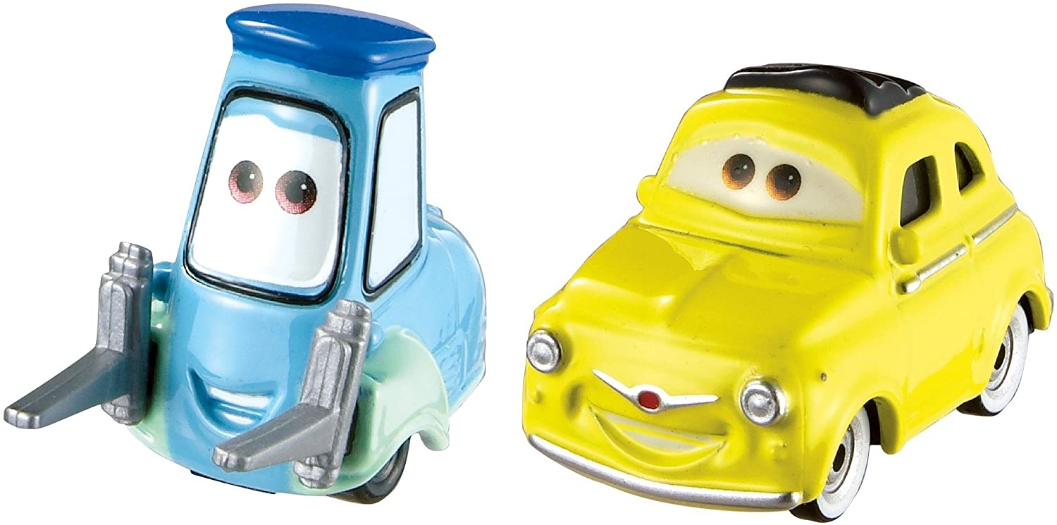 Disney Cars FJH93 Cars 3 Luigi and Guido Vehicle, Luigi & Guido, 0