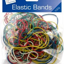 Just stationery Coloured Elastic Bands, Multi, 6224