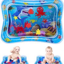 Toyvian Tummy Time Water Play Mat, Inflatable Sensory Toys,BPA Free Fun Activity Play Center(68 x 50 x 6 cm)