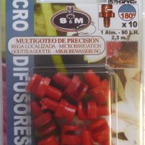 S&M s & m 542749 microdifusor 180º, Red