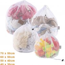 Yoassi 4 Sizes Laundry Bags,Fine Mesh Wash Bags, Storage Bags,Three Layer Washing Machine Bag with Drawstring Closured Design for Underwear,Sock, Baby Cloths,Travel, Delicates