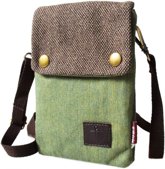LassZone Women Girls Cute Canvas Crossbody Bags Wallet Cellphone Purse Shoulder Bag Wristlet Handbags - Image 3