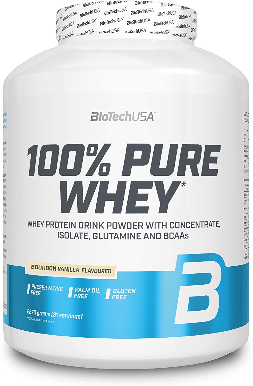 BioTechUSA 100% Pure Whey, 2.27 kg