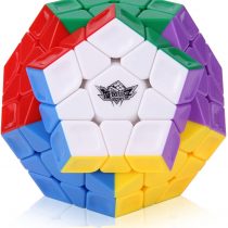 ROXENDA Megaminx Cube, Pentagonal Dodecahedron Profession Cube - Easy Turning & Smooth Play (Stickerless)