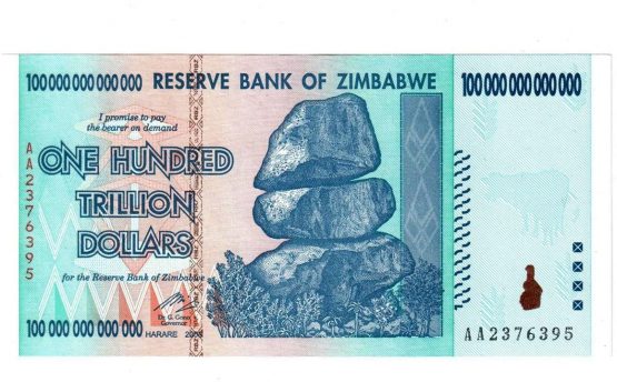 Trillion Dollar Pair Zimbabwe - 50 Trillion and 100 Trillion Dollar Notes - Image 4