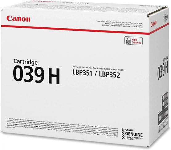 Canon 039H Cartridge 25000pages Black - laser toner & cartridges (Cartridge, Black, Laser, Canon, LBP352i, LBP351i, Box)