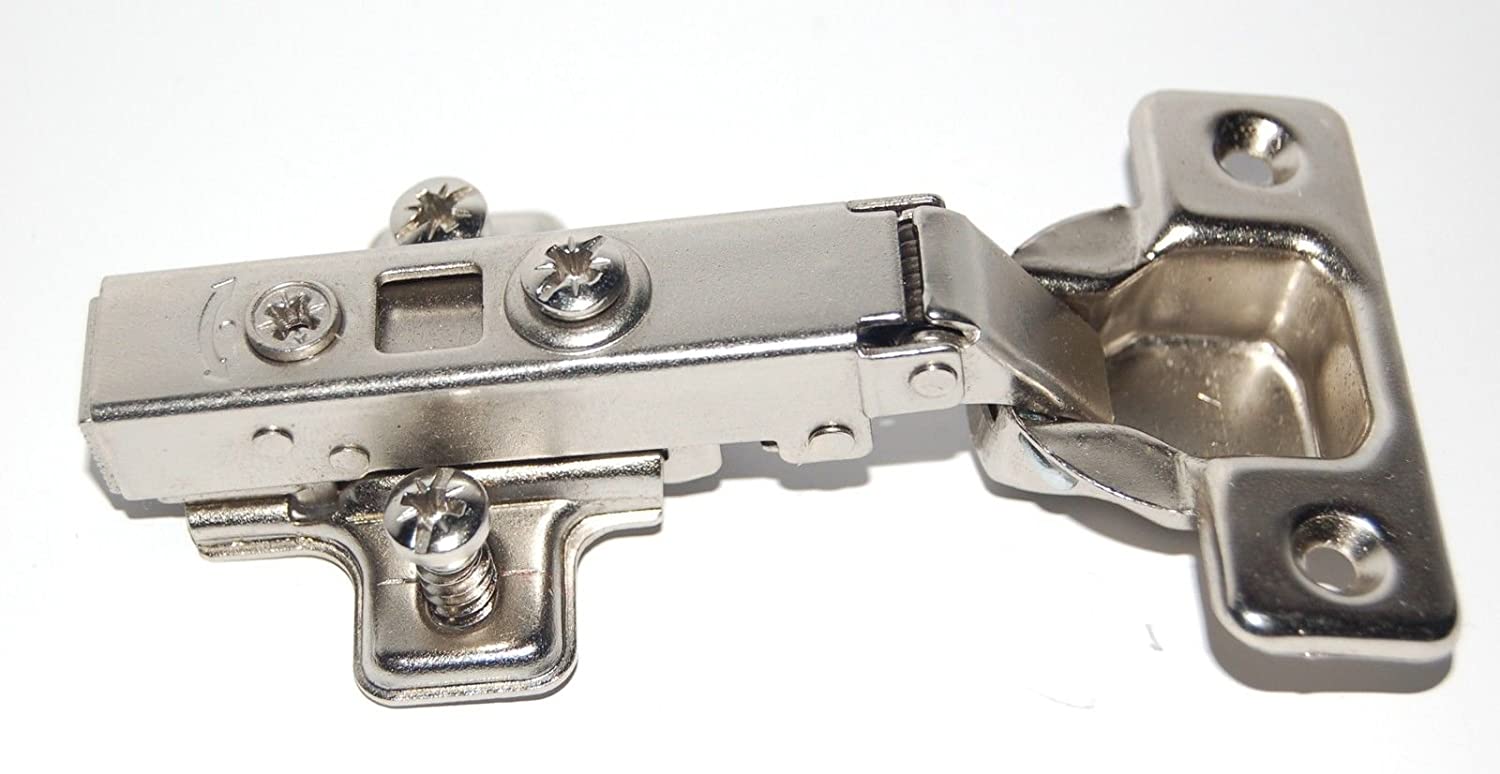 Furnica 2X SOFT CLOSE KITCHEN DOOR HINGE, Bright Zinc