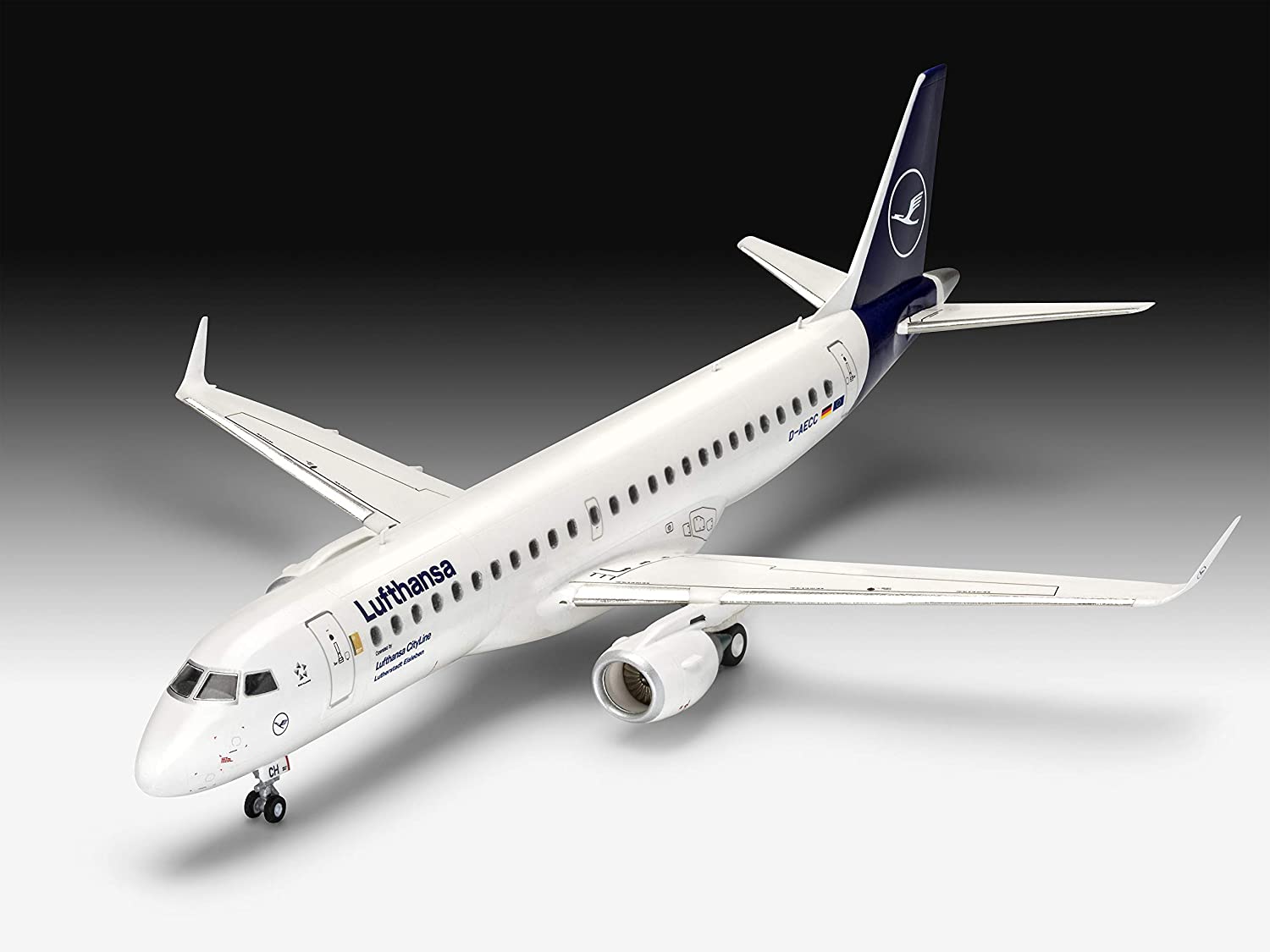 Revell 03883 Embraer 190 "Lufthansa New Livery 1:144 Scale Unbuilt/Unpainted Plastic Model Kit, Various, 1/144 - Image 3