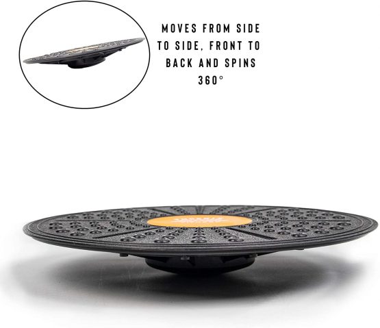 Phoenix Fitness Body Balance Board - Non-Slip Round Wobble Board - 36cm Training Balance Board Perfect for Core Strength, Balance, Rehabilitation, Stability, Physio Therapy and Coordination - Image 3
