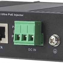 Intellinet 561389 Industrial Gigabit Ultra PoE Injector, 1 x 60 W Port, IEEE 802.3bt/at/af Power over Ethernet (Ultra POE/PoE+/PoE), Metal Housing