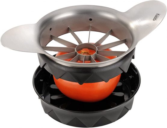 Gefu Tomato/Apple cutter Pomo, Stainless Steel, Multi-colour, 11 x 11 x 5 cm