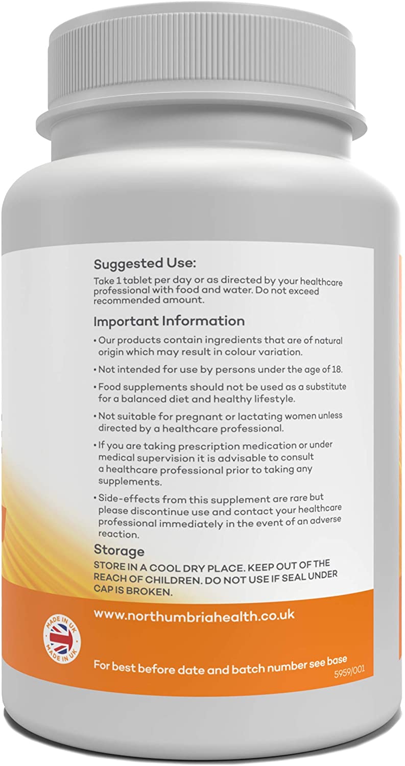 L-Lysine 1000mg High Strength Tablets - 180 Vegan Tablets (6 Month Supply), 180 count (Pack of 1) - Image 2
