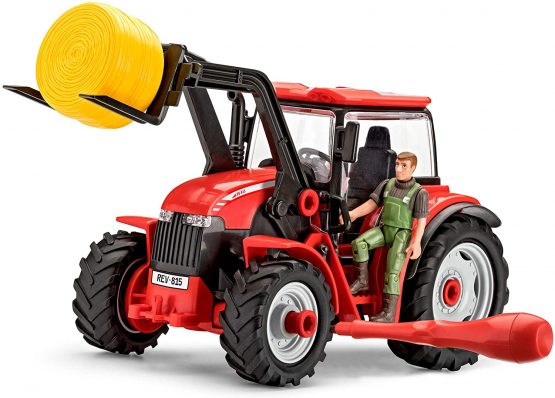 Revell 00815 Tractor with Loader and Figure, Multi Colour, Länge ca. 28 cm - Image 3
