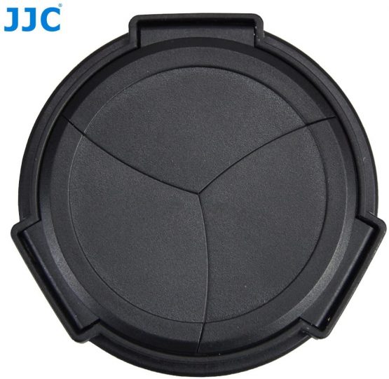 JJC ALC-LX100 Auto Lens Cap for Panasonic Lumix DMC-LX100 Camera - Black - Image 2