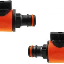 (Pack of 2) Quick Release Garden hosepipe/Irrigation line in line Shut Off valves,Controls The Flow of Water,Universal Garden Hose Connection,Watering Connector/Adaptor