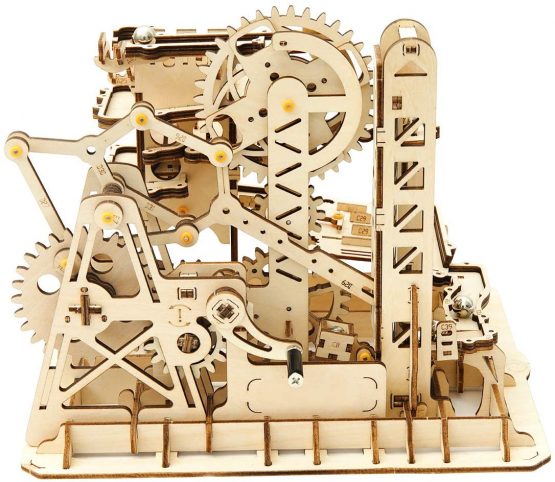 ROBOTIME 3D Puzzle Adults Wooden Model Kits to Build Construction Building Crafts Woodcraft Play Games Gift for Boys and Girls