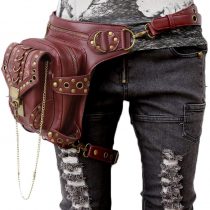 FiveloveTwo® Men Women Multi-purpose Tactical Drop Leg Arm Bag Pack Hip Belt Waist Messenger Shoulder Fanny Packs Steampunk Bag Wallet Purse Pouch Bag