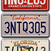 Celebrity Machines Fast and Furious | Paul Walker | Metal Stamped License Plates