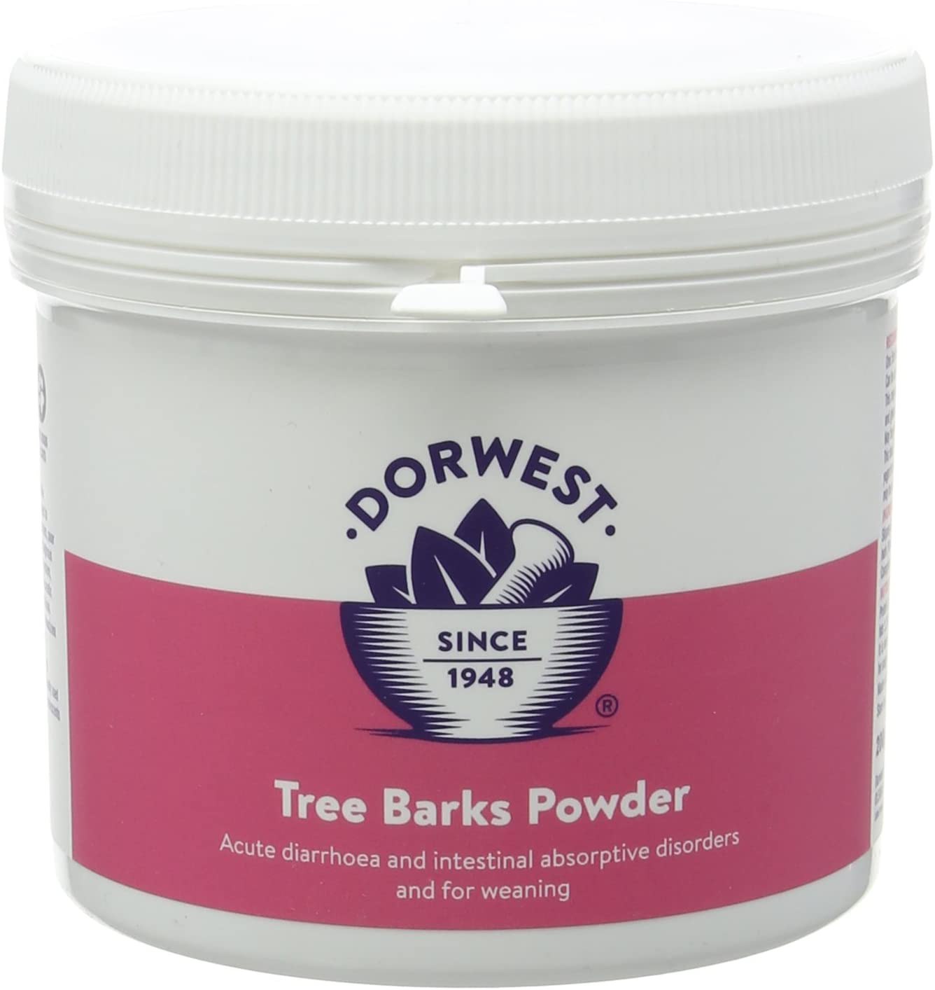 Dorwest Tree Barks Powder for Dogs and Cats 200g, Slippery Elm Powder, Soothes Digestion & Upset Tummies, Eases Discomfort