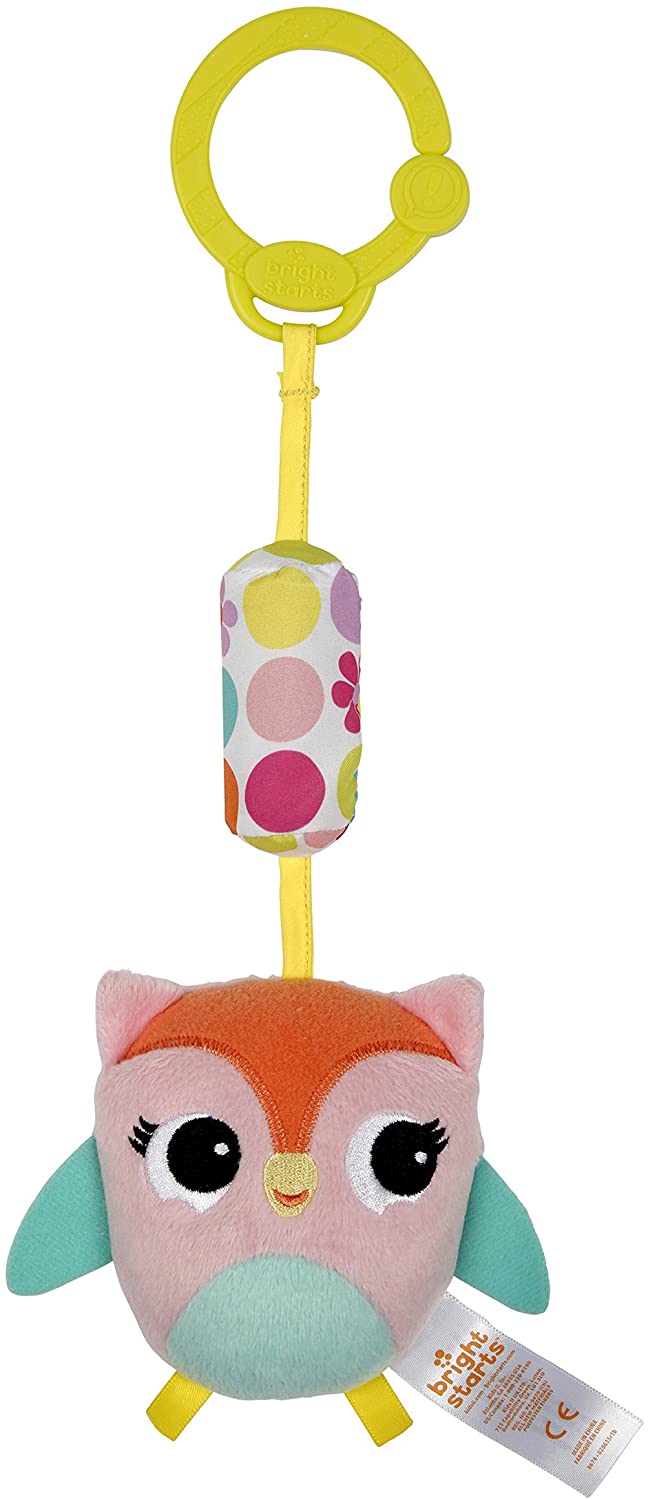 Peluche Toucan Musical Bright Starts – Chime Along Friends – Attache Poussette/porte-bébé – Douce Et Sonore – Dès 0 Mois