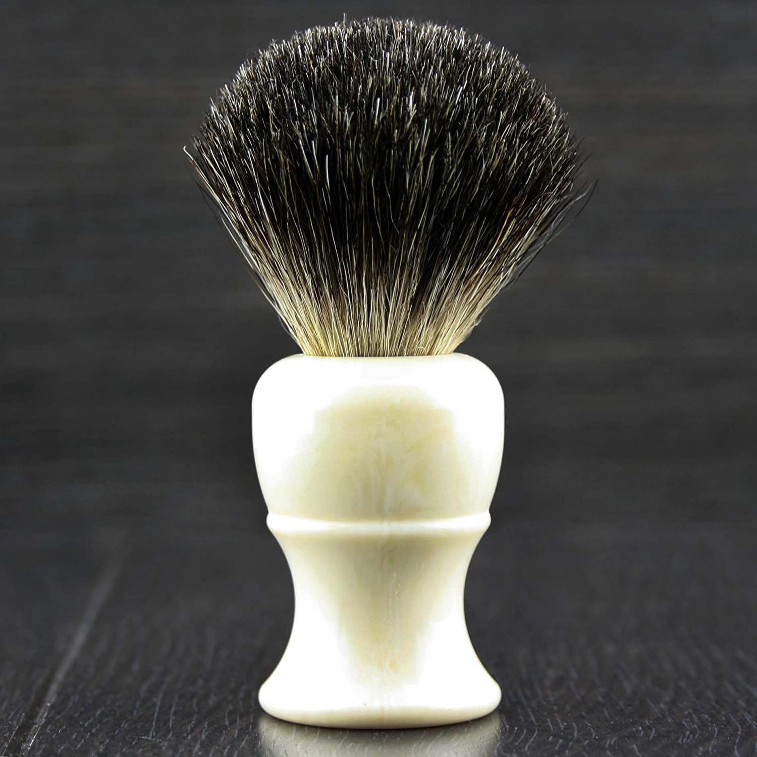 Hand Assembled Black Badger Shaving Brush In High Grade (ABS Plastic Handle) Sophist Collection Elegantly Designed By Haryali London. - Image 2