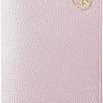 Passport Holder Cover, Lychii PU Leather Travel Wallet Case Organiser for Passport, Business Cards, Credit Cards, Boarding Passes (Pink Wallet)