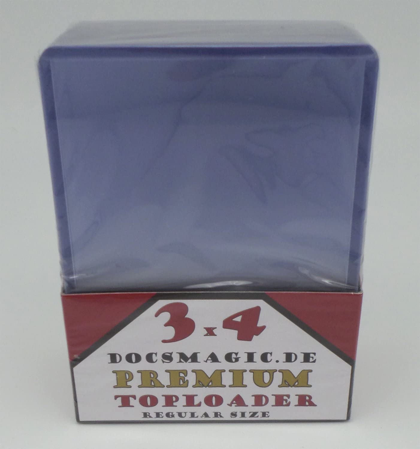 docsmagic.de 4 x 25 Premium Toploader - 3" x 4" - Standard Size - 70 x 96, 4 Packs, Standard 3 x 4 - Premium - Image 3