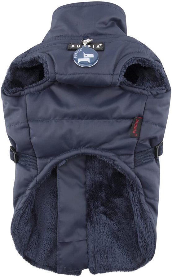 Puppia Wilkes Winter Fleece Vest, X-Large, Navy - Image 2