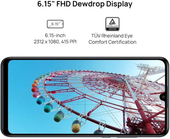 Huawei P30 Lite 128 GB 6.15 inch FHD Dewdrop Display Smartphone with 48MP AI Ultra-wide Triple Camera, 4GB RAM, Android 9.0 Sim-Free Mobile Phone, Single Sim, UK Version, Midnight Black - Image 4