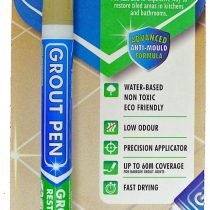 RAINBOW CHALK MARKERS LTD Grout Pen - Designed for restoring tile grout in bathrooms & kitchens (Beige)